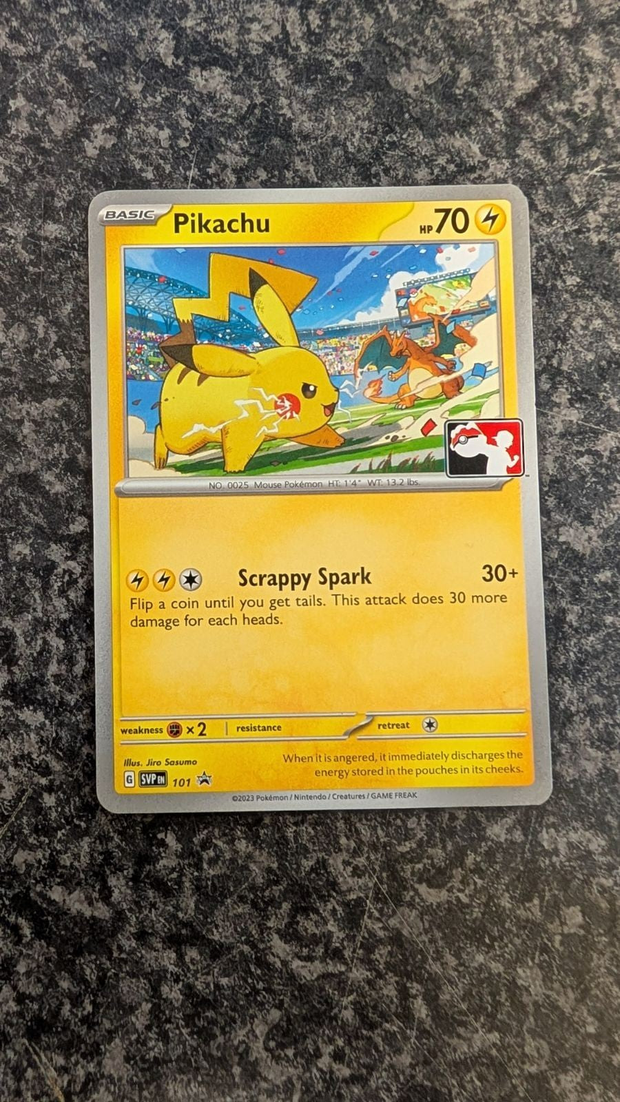 Pa2) Pokemon Pikachu SVP EN 101 Play League Promo Card Cash Recycle Pa2) Pokemon Pikachu SVP EN 101 Play League Promo Card Cash Recycle