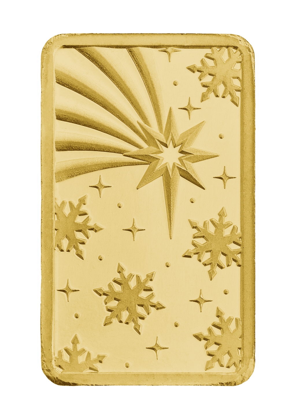 1gr Minted Christmas Gold Bar 999.9 Fine
