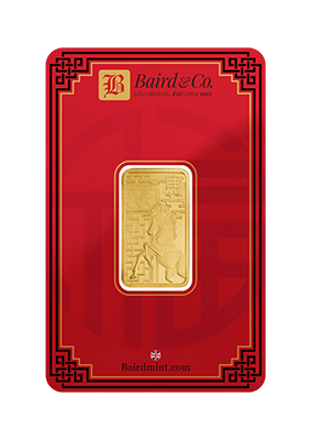 20g Gold Bar Minted Lunar Year Of The Horse 9999