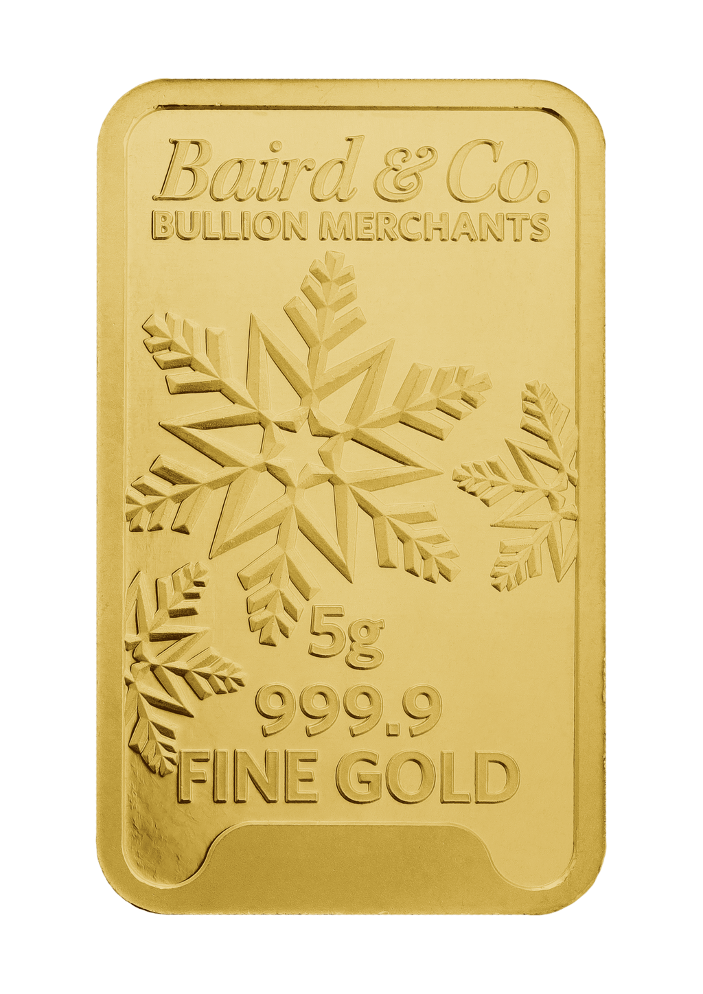 5gr Minted Christmas Gold Bar 999.9 Fine