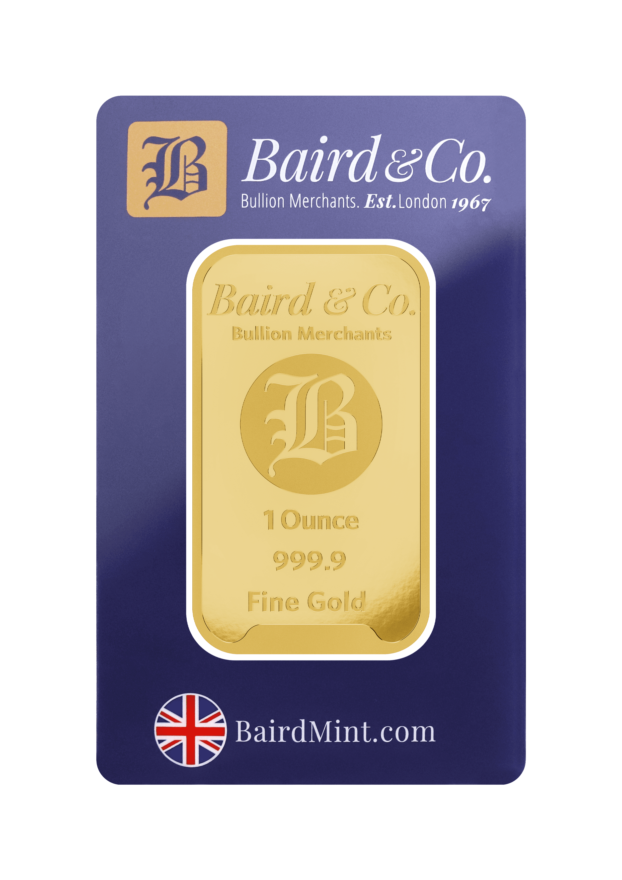 1oz  MINTED Gold Bar .9999 Fine