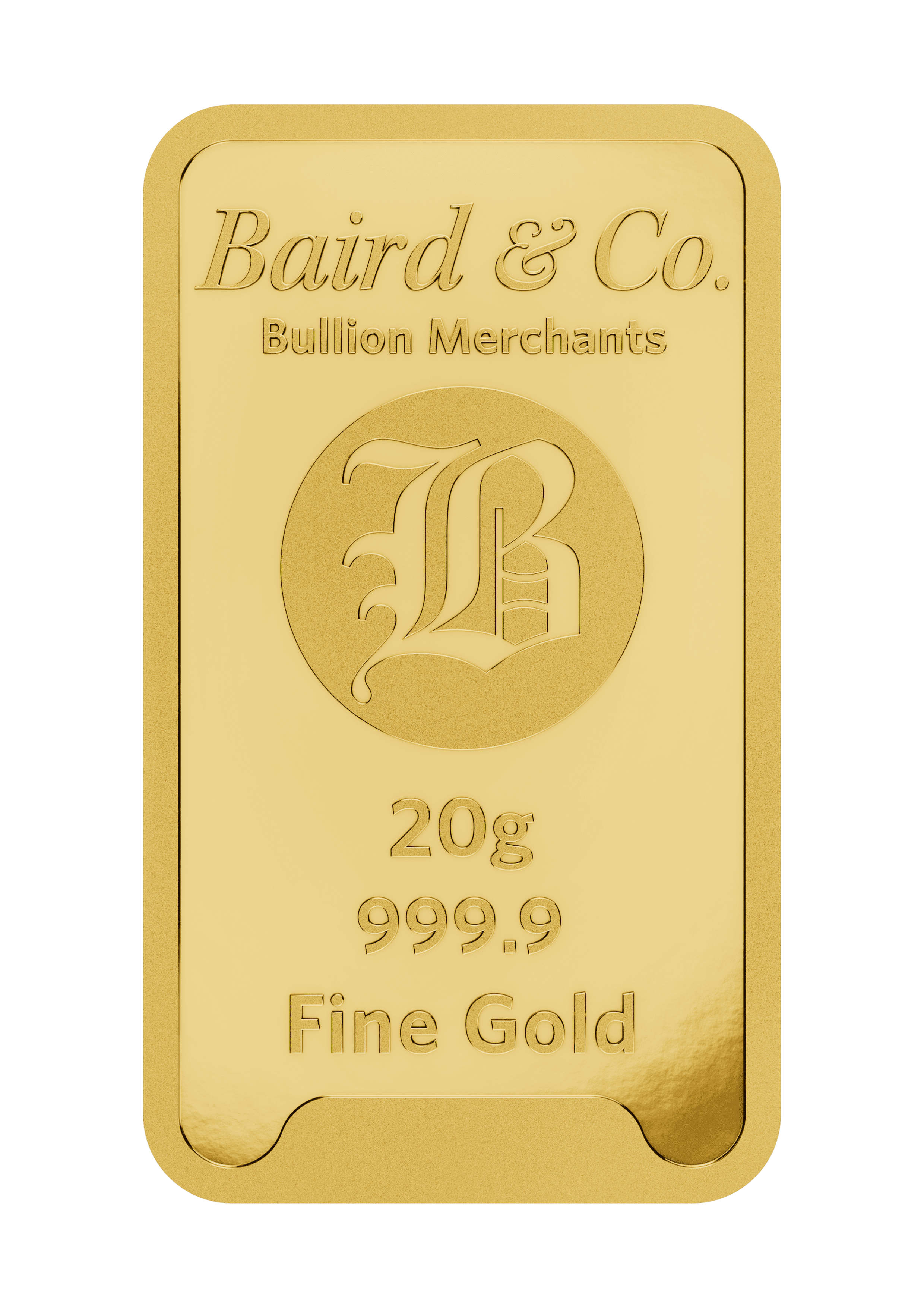 20gr MINTED Gold Bar .9999 Fine