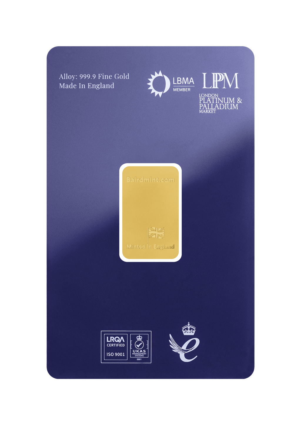 5gr  MINTED Gold Bar .9999 Fine