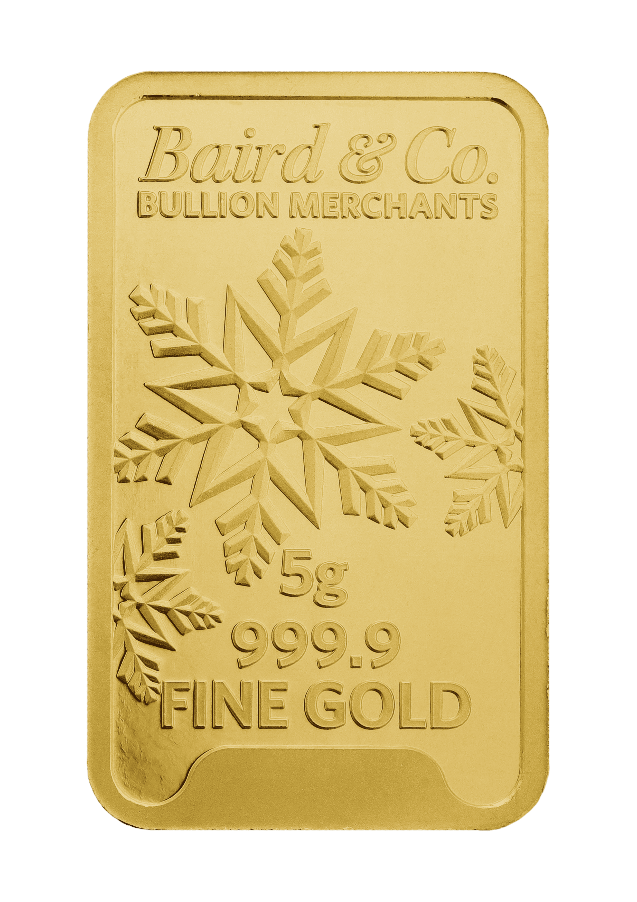 5gr Minted Christmas Gold Bar 999.9 Fine